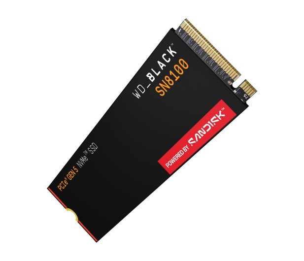 WD 2TB M.2 PCIe Gen5 NVMe Black SN8100 - 1336174 - zdjęcie 2